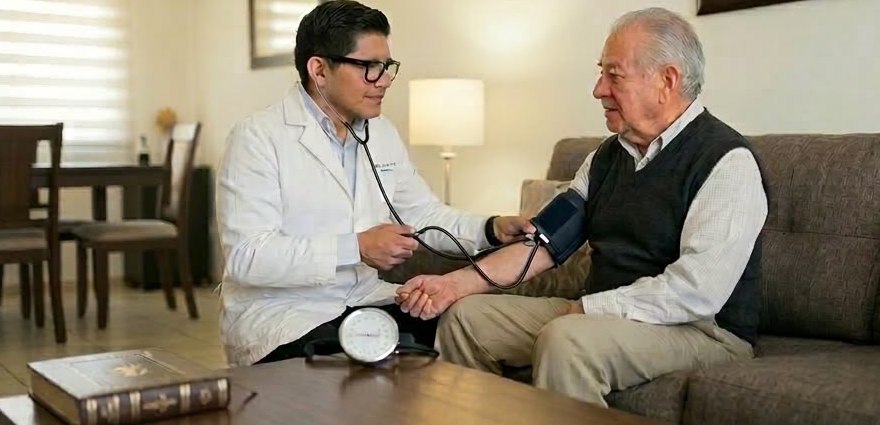 Atención médica geriátrica a domicilio